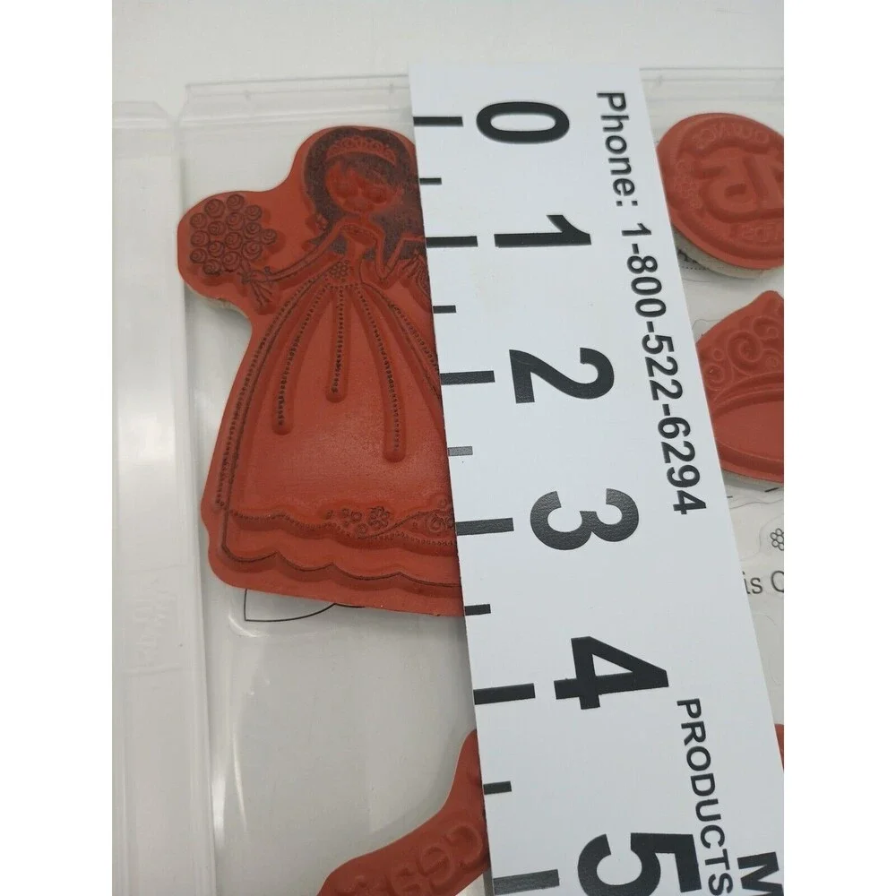 Stampin Up Quinceanera Stamp Set Bride Wedding Princess Crown 15 Years Spanish